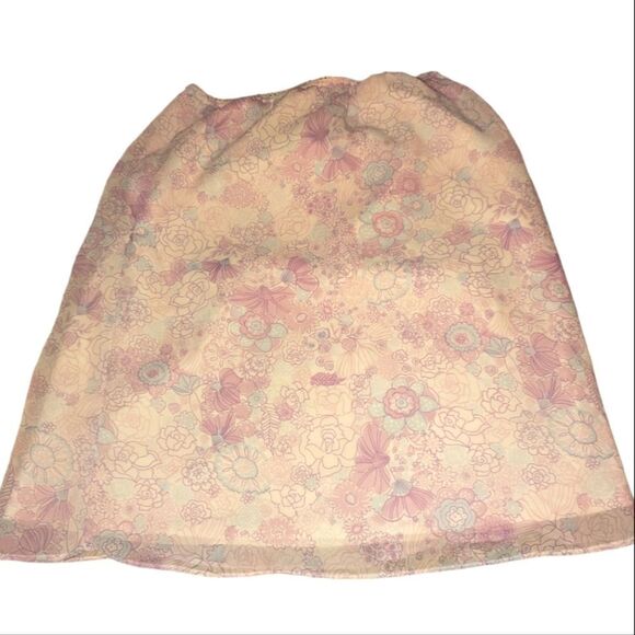 Gap Retro pastel kawaii floral print skirt - Picture 1 of 5